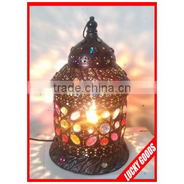 house shape small gift moroccan style lanterns for indoor table decoration