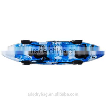Best seller High quality LLDPE double sit on top 2 +1 seater Pedal angling Fishing kayak