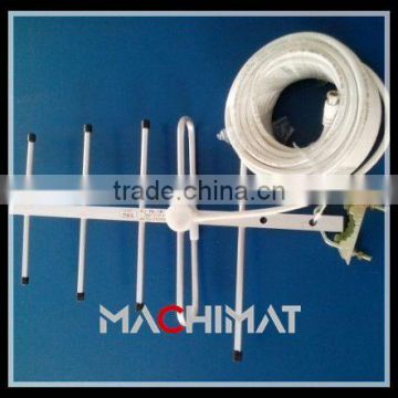 The best price 5 unit Yagi antenna 450-860mhz with 15m wire