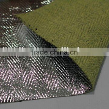 para-aramid fabric covered with aluminum foil