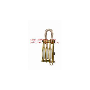 wheel lifting pulley wire rope lifting pulley,block pulley