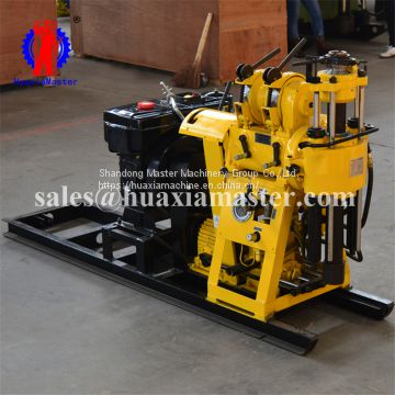 supply HZ-130Y diamond borehole drilling equipment/hydraulic water well drilling rig machine sampling drill