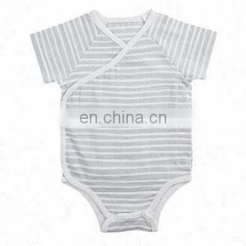 Newborn Baby Clothes Sets Baby Plain White Romper Baby Stripe Romper