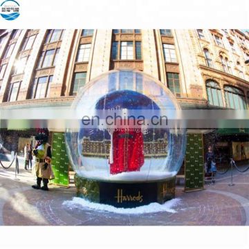 Factory high-quality customized  life size snow globe clear inflatable dome for live show