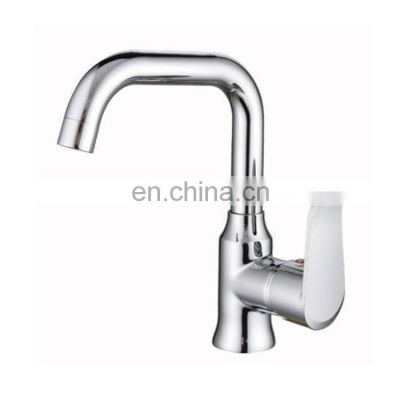 gaobao New design Deck Mounted Chrome Plated Two Hold Dual Handle Kitchen Sink Faucet