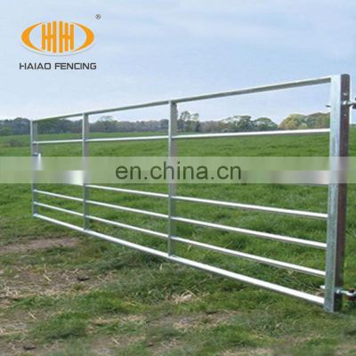 Galvanized rural steel farm gate for sale