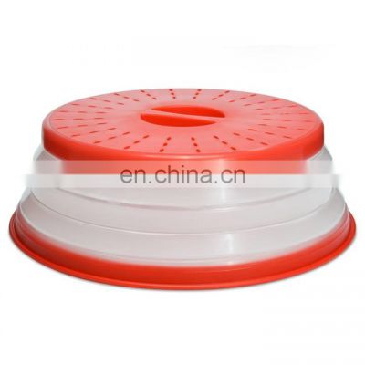 Collapsible Microwave Plate Cover Colander Strainer, Collapsible Microwave Food Plate Cover