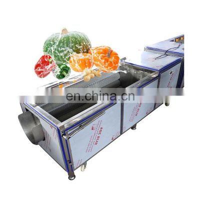 OrangeMech Professional universal consecutive vegetable washer brush roller automatic fruit washing machine