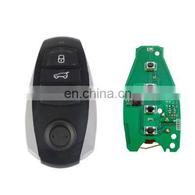3 Button Keyless Go 315 433 MHz PCF7953 Chip Car Smart Remote Key Fob For VW Touareg 2011 - 2014 Auto Car Key