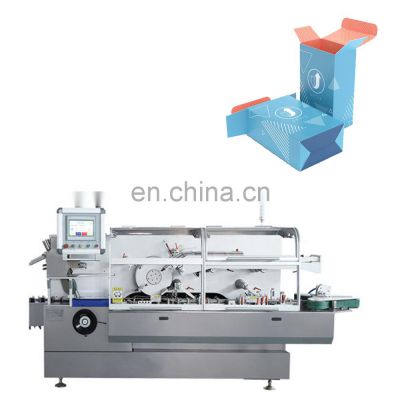Automatic high speed 125 carton / horizontal cooling gel patch cartoning machine for pharma