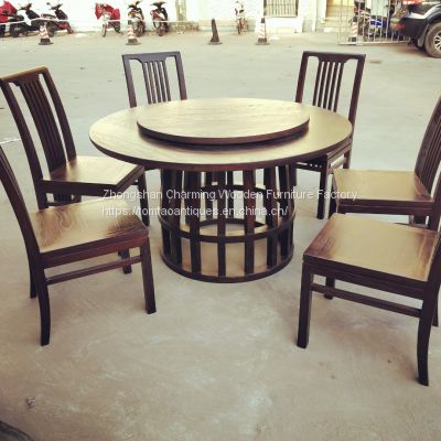 solid ashwood dining table and chairs