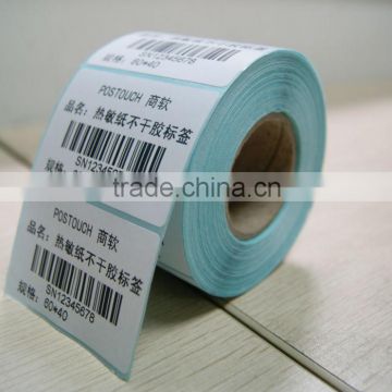 Self adhesive thermal paper label