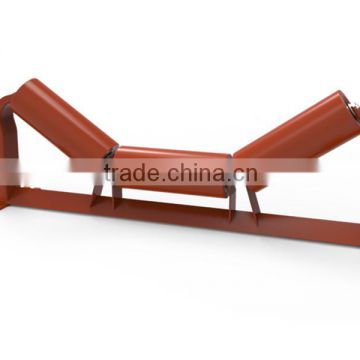 Steel trough high-quality mining industrial conveyor idler