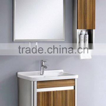 Design red color hotel mirror luxury stainless vanity