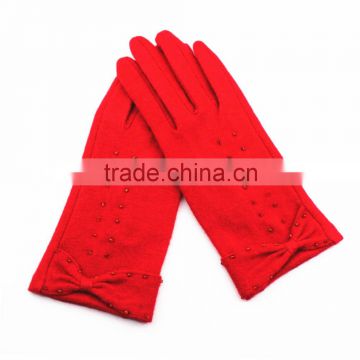 70%wool/30%nylon women winter fashion gloves