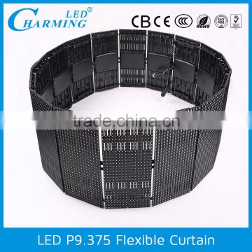 p10 SMD indoor wedding party light led screen flexible led curtain
