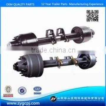 American type axle for heavy tarilers