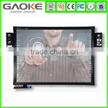 85"dual or multi touch anti-jamming infrared interactive whiteboard for school, e-board