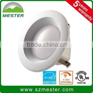 UL CUL Energy Star 13w COB Dimmable 2700k 3000k 3500k 4000k 5000k 4inch LED Downlight