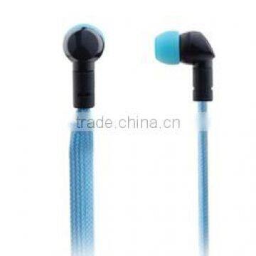 high quality hot selling shoelace earbud fashionable colourful earbuds