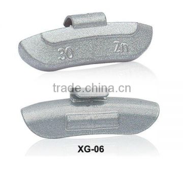 zinc clip on wheel balancing weights