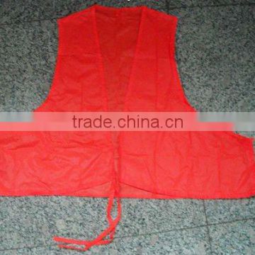 Europe environmentally friendly and flame retardant pvc safety vest
