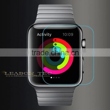 2015 Factory Price 9h tempered glass screen protector for apple watch