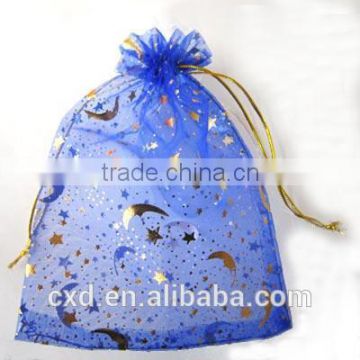 15*20cm organza bags unique designed organza bags/pouch for Christmas's chocolate