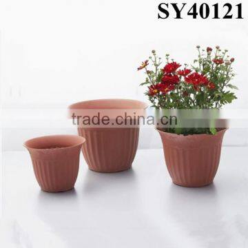 Indoor and outdoor cheap round big plastic pots