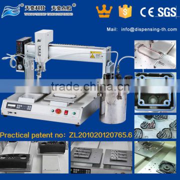 silicone spray adhesive dispensing robot with dual station TH-2004D-530Y