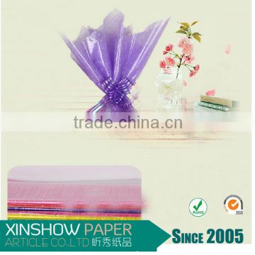 Printed bopp film/packing material waterproof wrapping paper for flower