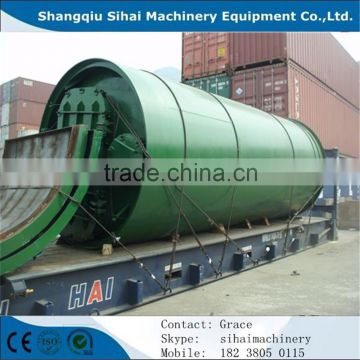 In China mainland Waste tyre recycling machine with CE, ISO and BV