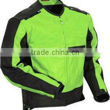 DL-1209 Leather Motorbike Racing Jacket, Used Leather Jacket