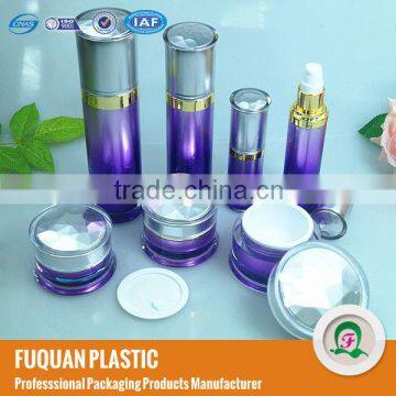 Acrylic packaging cosmetics jar bottle set