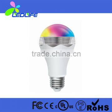 7.5w RGB Color Changing A65 Bluetooth Smart Led Light Bulb