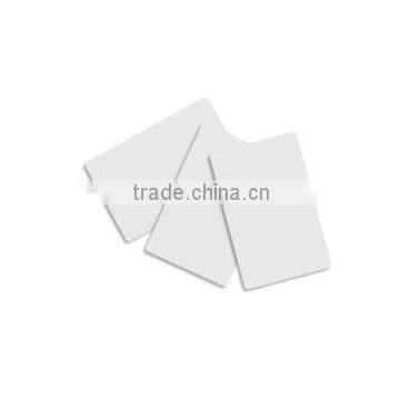 Plastic pvc ID card , white color original card 0.3mm