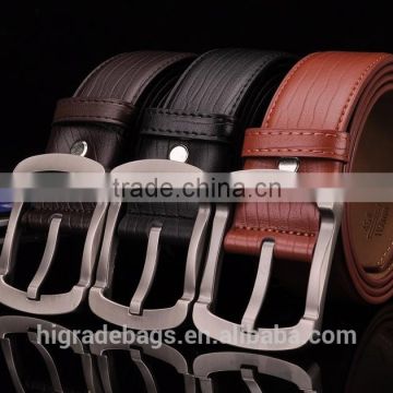 2015 new models high quality fashion genuine leather formal reverisble belt for man