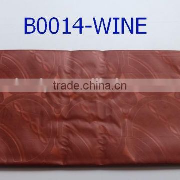 High quality african bazin riche soft material B0014 WINE