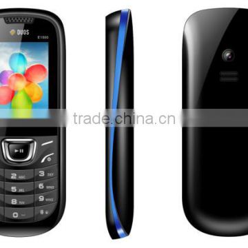 Low price new soloking mobile phone E1500 with optional Spreadtrum and GSM 900/1800 optional 850/900/1800/1900