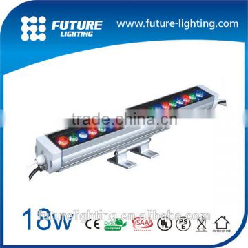 Outdoor strip light RGB color changing 600mm 18W waterproof led wall washer