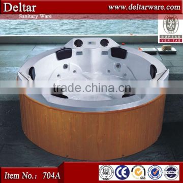 wooden foot spa tub, adult massage spa top luxury bathtub, 5 person hot tub spa tub