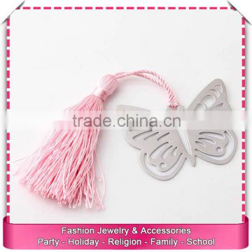 Custom bookmarks with tassels, butterfly shaped bookmark tassels wholesale