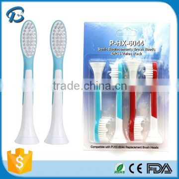 BPA-free and eco-friendly PP,ABS,304 stainless child electric HX6044 for Philips kids toothbrush heads