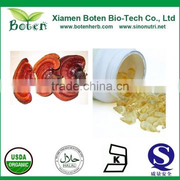 Boten Supplier of 100% Pure Ganoderma Lucidum Spores Oil Softgel