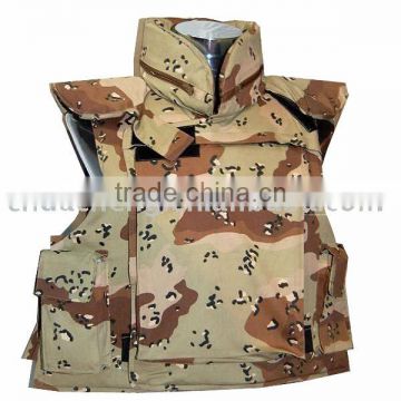 camouflage flak jacket