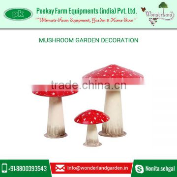 Direct Factory Supply Mushroom Garden Decoration at Lowest Range