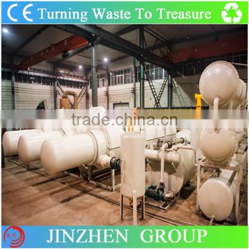 Continuous working used tyre recycling plant to fuel oil
