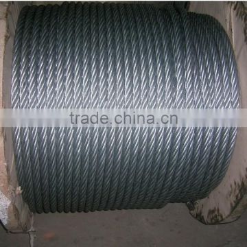 standard sizes galvanized or ungalanized steel wire rope
