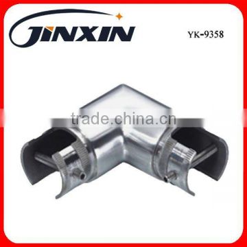 Stainless Steel Channel Pipe 90 degree Ethernet Pipe Cross Connector