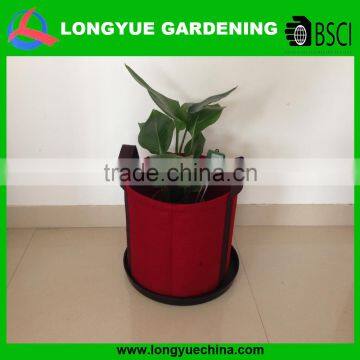 High quality colorful nonwoven round garden grow bag